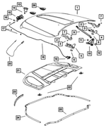 6510463AA - Body Sheet Metal Except Doors: Screw for Mopar Image
