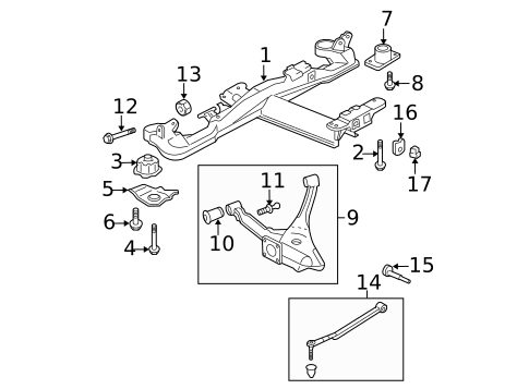Rear Suspension for 2009 Buick Lucerne #1