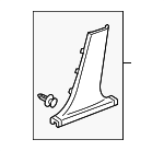 Lower Center Pillar Trim