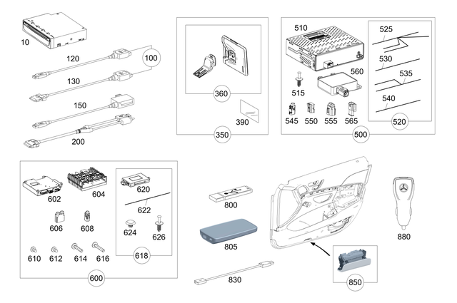 2058203403 - Electrical Components and Function: Tv Tuner, Digital for Mercedes-Benz: B Electric Drive, B250e, C400, C43 AMG, C450 AMG, C63 AMG, C63 AMG S, CLS400, CLS550, CLS63 AMG, CLS63 AMG S, E250, E350, E400, E550, E63 AMG, E63 AMG S, G550 4x4, G63 AMG, G65 AMG, GL350, GL450, GL550, GL63 AMG, GLA250, GLE300d, GLE350, GLE400, GLE43 AMG, GLE450 AMG, GLE550e, GLE63 AMG, GLE63 AMG S, GLS350d, GLS450, GLS550, GLS63 AMG, Maybach S550, Maybach S560, Maybach S600, Maybach S650, ML250, ML350, ML400, ML550, ML63 AMG, S450, S550, S550e, S560, S600, S63 AMG, S65 AMG, SL400, SL450, SL550, SL63 AMG, SL65 AMG, SLC300, SLC43 AMG, SLK250, SLK300, SLK350, SLK55 AMG Image
