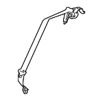 7335050250E2 - : 2018-2020 Lexus - Center Belt Assembly for Lexus: LS500, LS500h Image