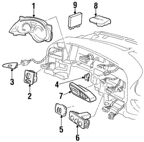 Controls for 1998 Pontiac Grand Prix #0