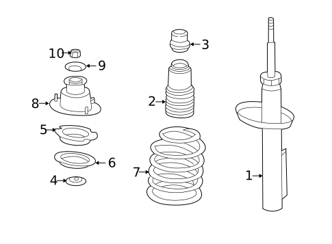 Struts & Components for 2006 Porsche Boxster #1