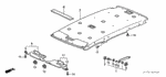 71835SA5933 - Interior/Bumper: COVER, GRAB RAIL for Honda Image