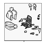 7110052K90B2 - : Seat Assembly for Toyota: Yaris Image