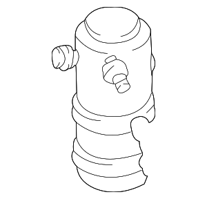 2724700 - HVAC: Air Conditioning Accumulator for Buick: Riviera | Chevrolet: Astro, Camaro, G30, P30, S10, S10 Blazer | GMC: G2500, G3500, Jimmy, Jimmy S15, S15, Safari, Sonoma, Syclone, Typhoon | Oldsmobile: Bravada | Pontiac: Firebird Image