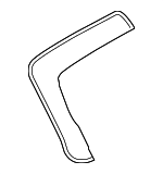 90830JM00B - : Weatherstrip for Nissan: Rogue, Rogue Select Image