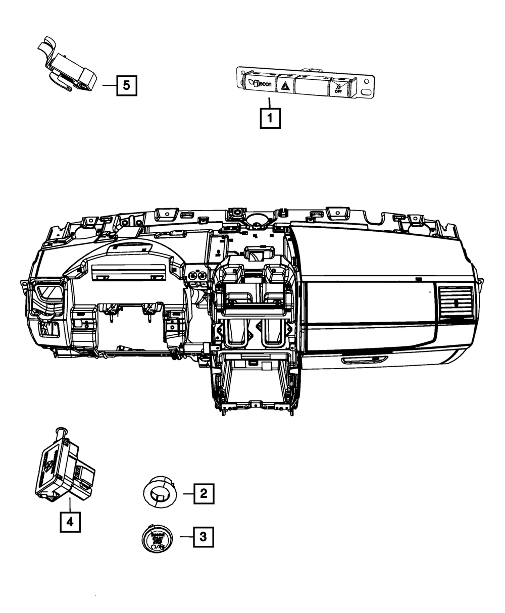4221463 - Parking Brake Switch | The Official Mopar eStore