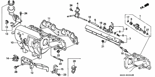 Intake Manifold (VTEC) for 1997 Honda Civic #0