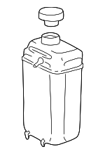 17111741167 - Cooling System: Reservoir Tank for BMW: 528i, 540i, 740i, 740iL, 750iL, 840Ci, 850Ci, 850CSi, 850i Image