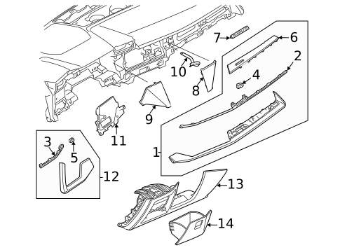 Instrument Panel for 2023 Audi A3 Quattro #0