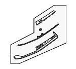 8Y1853190Q35R - : Trim Assembly for Audi: A3 Quattro, RS3 Image