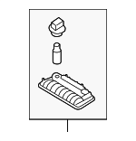 63319262613 - Body: Dome Lamp Assembly for BMW: 535i GT, 535i GT xDrive, 550i GT, 550i GT xDrive, 740Li, 740Li xDrive, 750i, 750i xDrive, 750Li, 750Li xDrive, 760Li, ActiveHybrid 7 Image