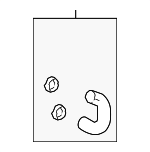 PX4L1572Y - Cooling System: Connector Hose for Mazda Image