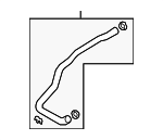 PAF41518YA - Cooling System: Lower Hose for Mazda: 3, CX-30 Image