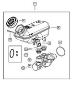 68002154AB - Brakes: Brake Master Cylinder Reservoir for Mopar Image image