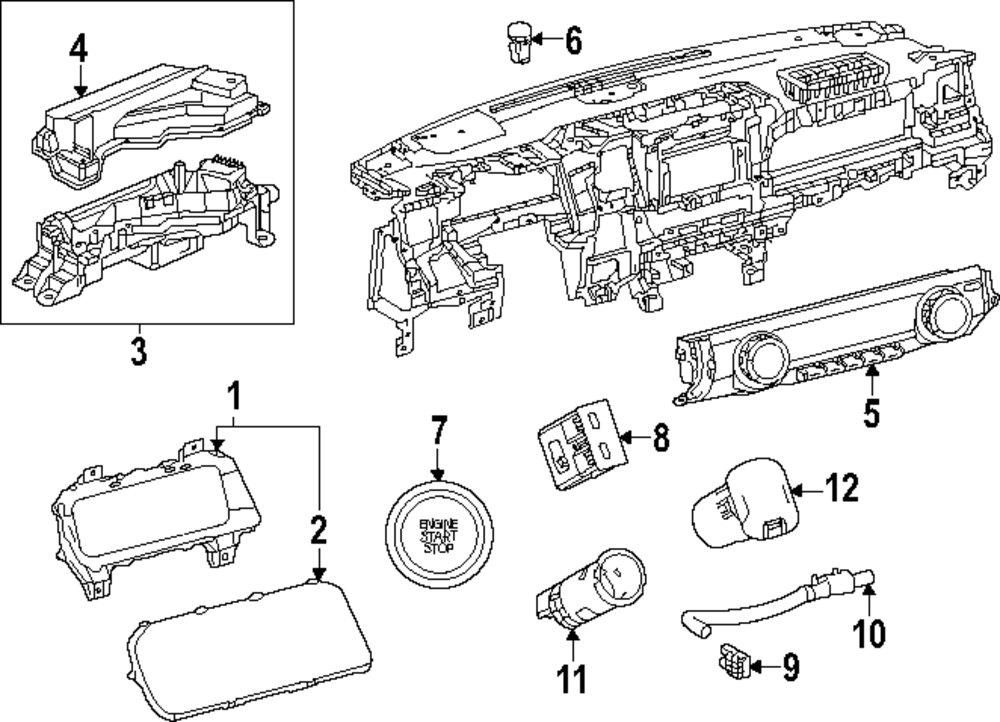2025 Toyota 4Runner Temp Control 55900-35570 | Toyota Parts Center