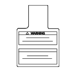 9859079920 - Body: Air Bag Label for Nissan Image