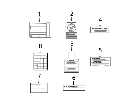 Labels for 2014 Nissan Rogue Select #0