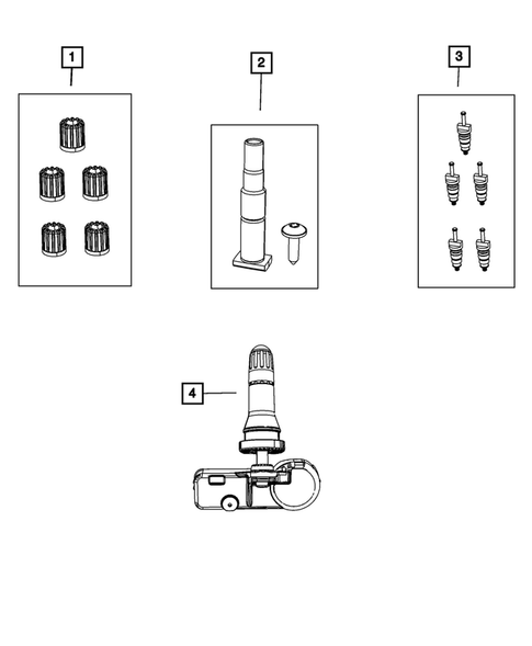 Tire Monitoring System for 2019 Fiat 500 #0