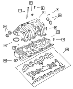 4741732AC - : Intake Manifold Gasket Package for Dodge: Ram 2500, Ram 3500 Image