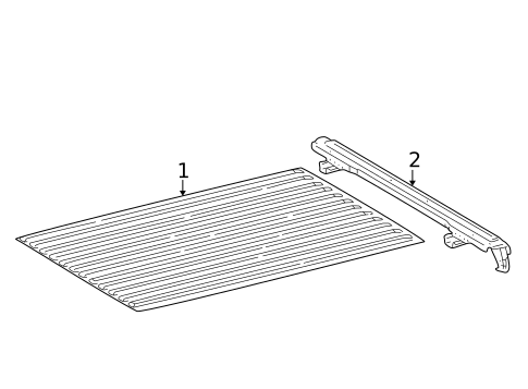 Floor - Pick UP Box for 2002 Toyota Tacoma #1