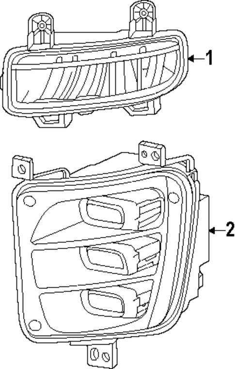 Fog Lamps for 2025 Ram 1500 #0