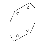 51127425457 - Body: Impact Bar Gasket for BMW Image