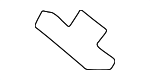 5611530100 - Body: Back Glass Spacer for Lexus Image