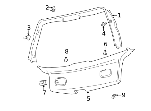 Interior Trim for 2005 Volkswagen Golf #0