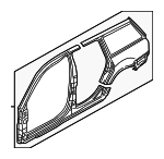 1J9809605G - Body: Uniside Assembly for Volkswagen Image