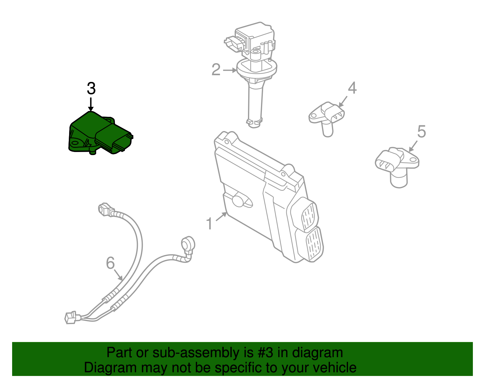 2004-2010 Volvo M.A.P Sensor 8658493 | TascaParts.com
