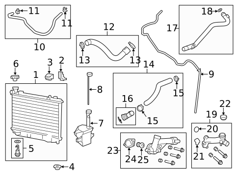 Radiator & Components for 2014 Chevrolet Caprice #0
