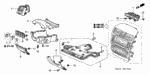 90101S2K000 - Interior/Bumper: SCREW, TAPPING (4X16) (IT) for Acura Image