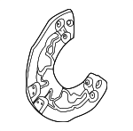 4216900 - Brakes: Splash Shield for Mercedes-Benz Image