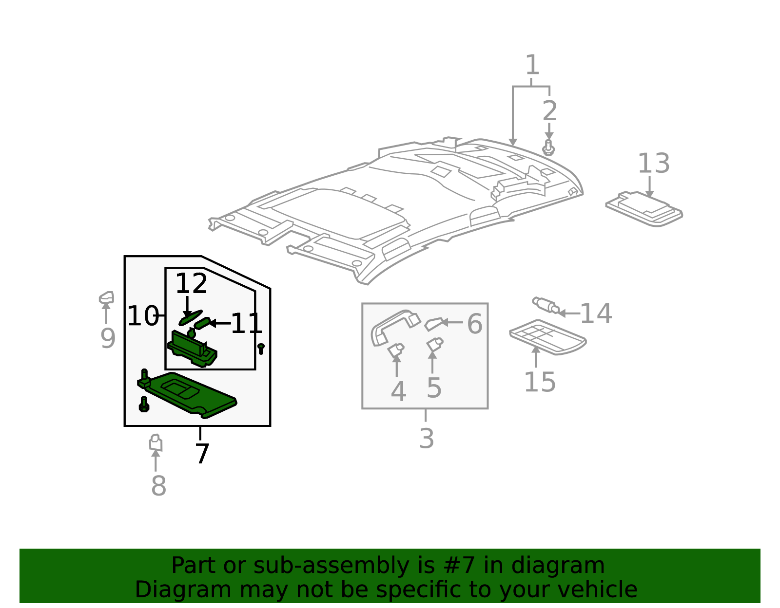 83280-STK-A01ZB - 2007-2012 Acura RDX - Sun-Visor Assembly, L 83280-STK-A01ZB - 2007-2012 Acura RDX - Sun-Visor Assembly, L