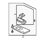 83230STK305ZA - Body: Sun-visor for Acura: RDX Image