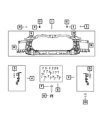68217801AA - Cooling: Hood Bumper for Mopar Image