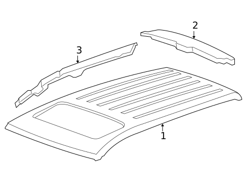 Roof & Components for 2011 Acura MDX #0