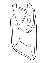 766250C090 - Body: Mud Guard for Toyota Image