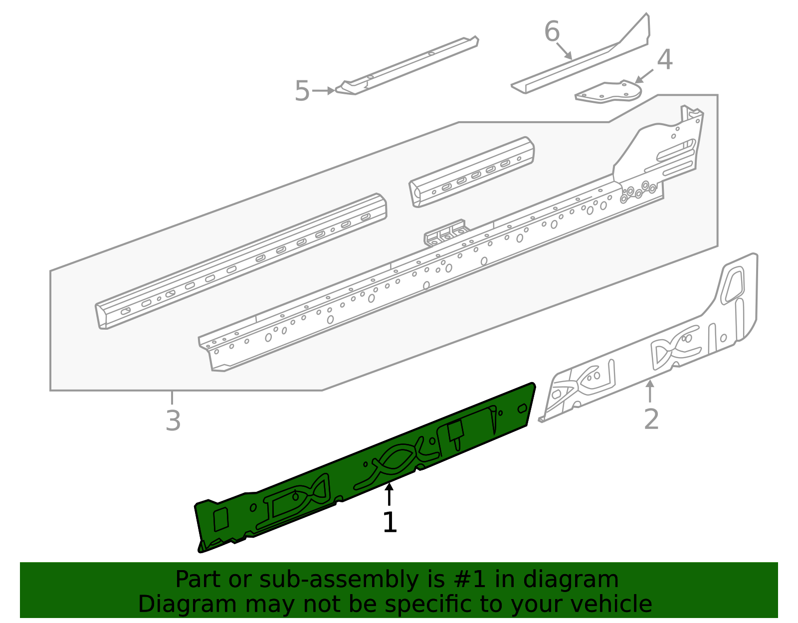 Passenger Side Rocker Front Inner Panel 22770455 | Shop Matick Buick GMC