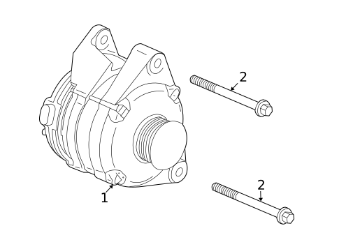 Alternator/Generator & Related Components for 2004 Cadillac CTS #0