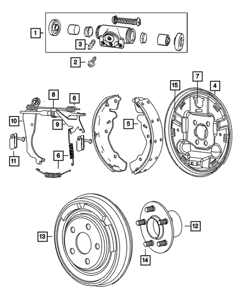 Rear Brakes for 2012 Jeep Patriot #0
