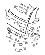 5288750AD - : Chmsl Housing for Mopar Image