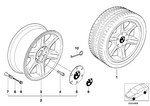 36131182766 - : Hub Cap for BMW Image