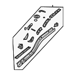 5080850AE - Body: Side Rail Assembly for Jeep: Liberty Image