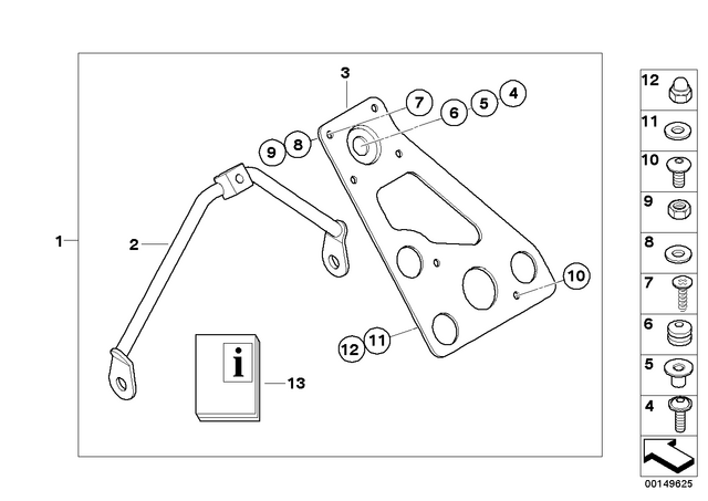 7147267586 - Navigation &amp; Communication: Rubber Grommet            for BMW-Motorrad Image