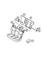 68526341AA - Interior Trim: Rear Seat Back Panel for Mopar Image
