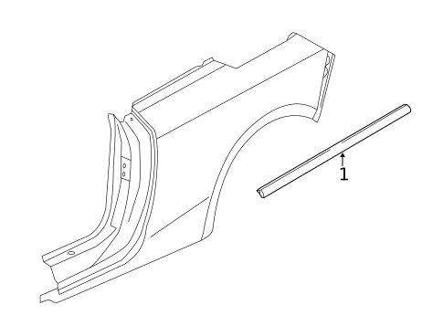 Exterior Trim - Quarter Panel for 2017 Buick Cascada #0