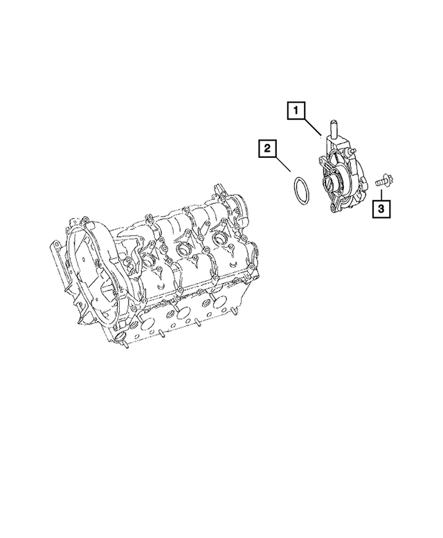 6104006AA - Emission Systems: Torx Socket Head Bolt for Mopar Image
